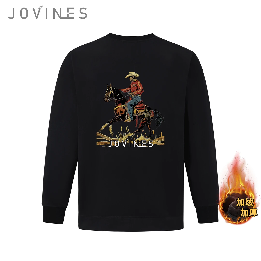 GBGN【赛马者】光变刺绣工艺秋冬新款加绒加厚重磅潮牌卫衣G7002