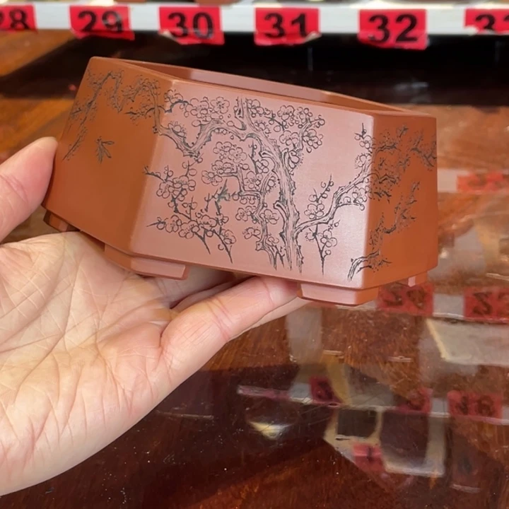 花盆紫砂好的好吧