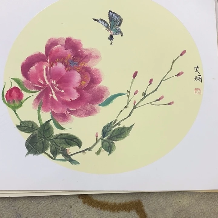 国画38-38卡纸作品艺