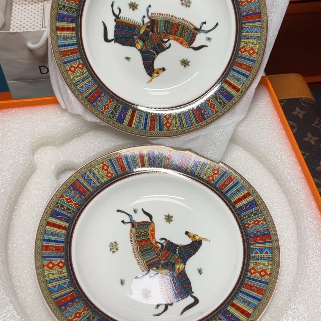 欧美陶瓷餐具摆件