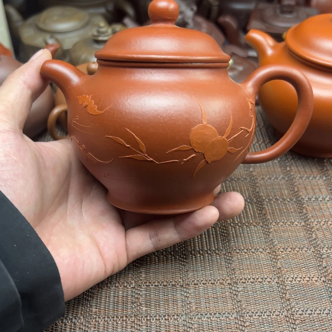 紫砂茶壶宜兴原矿紫砂壶400毫升容量