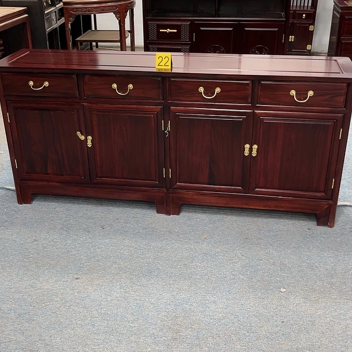 黑酸枝木类端景台正*一个餐边柜