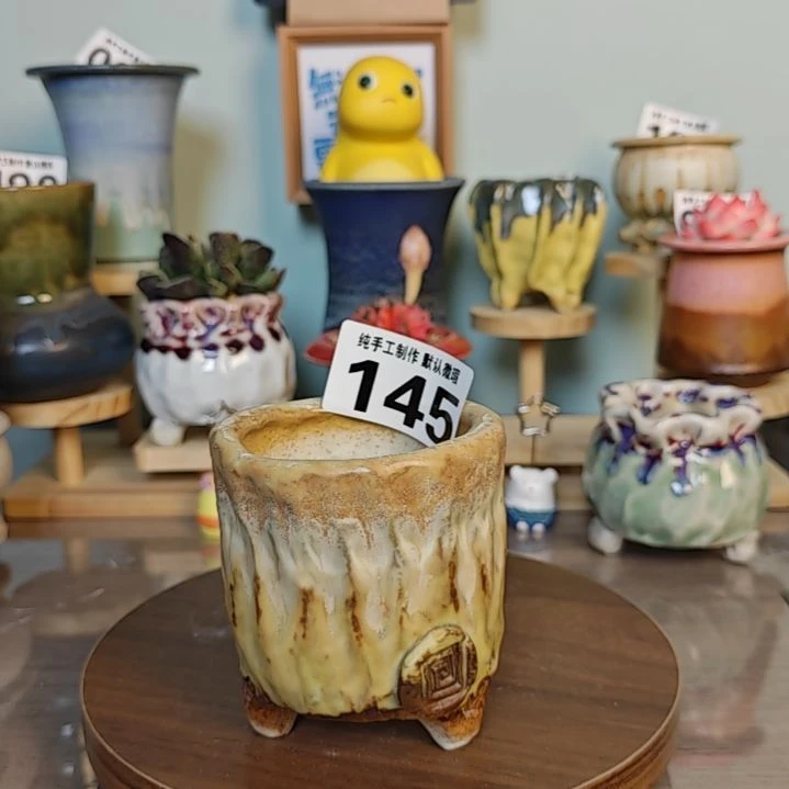 凤*翼景德镇手工陶瓷盆 口7