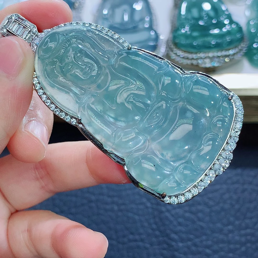 未镶嵌挂件翡翠翡翠
