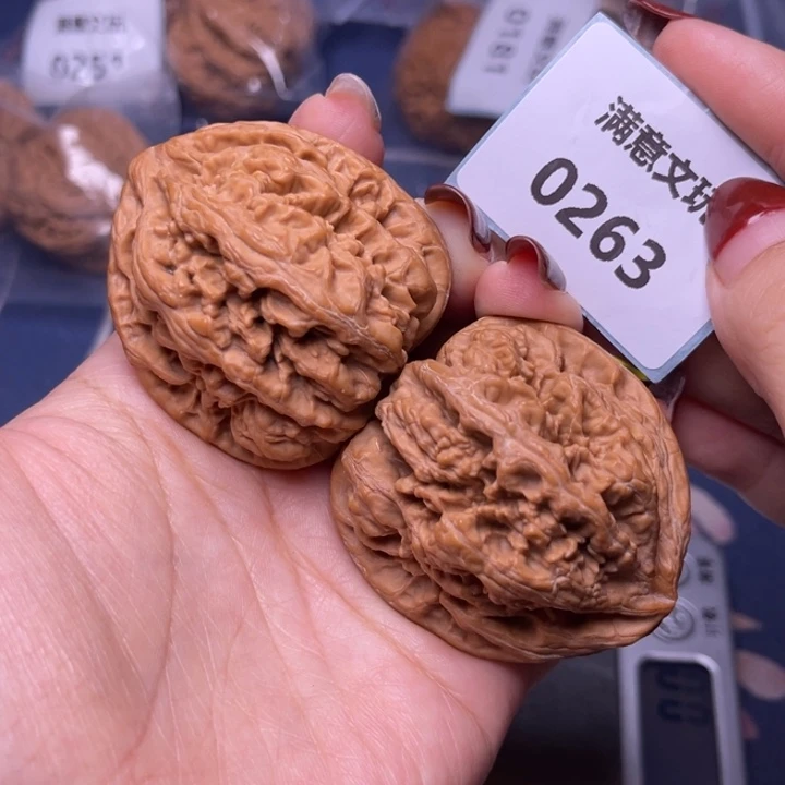 文玩核桃把件粗筋44.0263