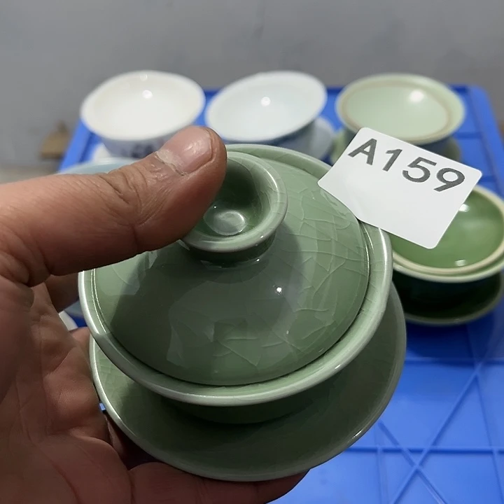 九***鱼茶具默认微瑕瓷器、茶具、壶、摆件，介意勿拍