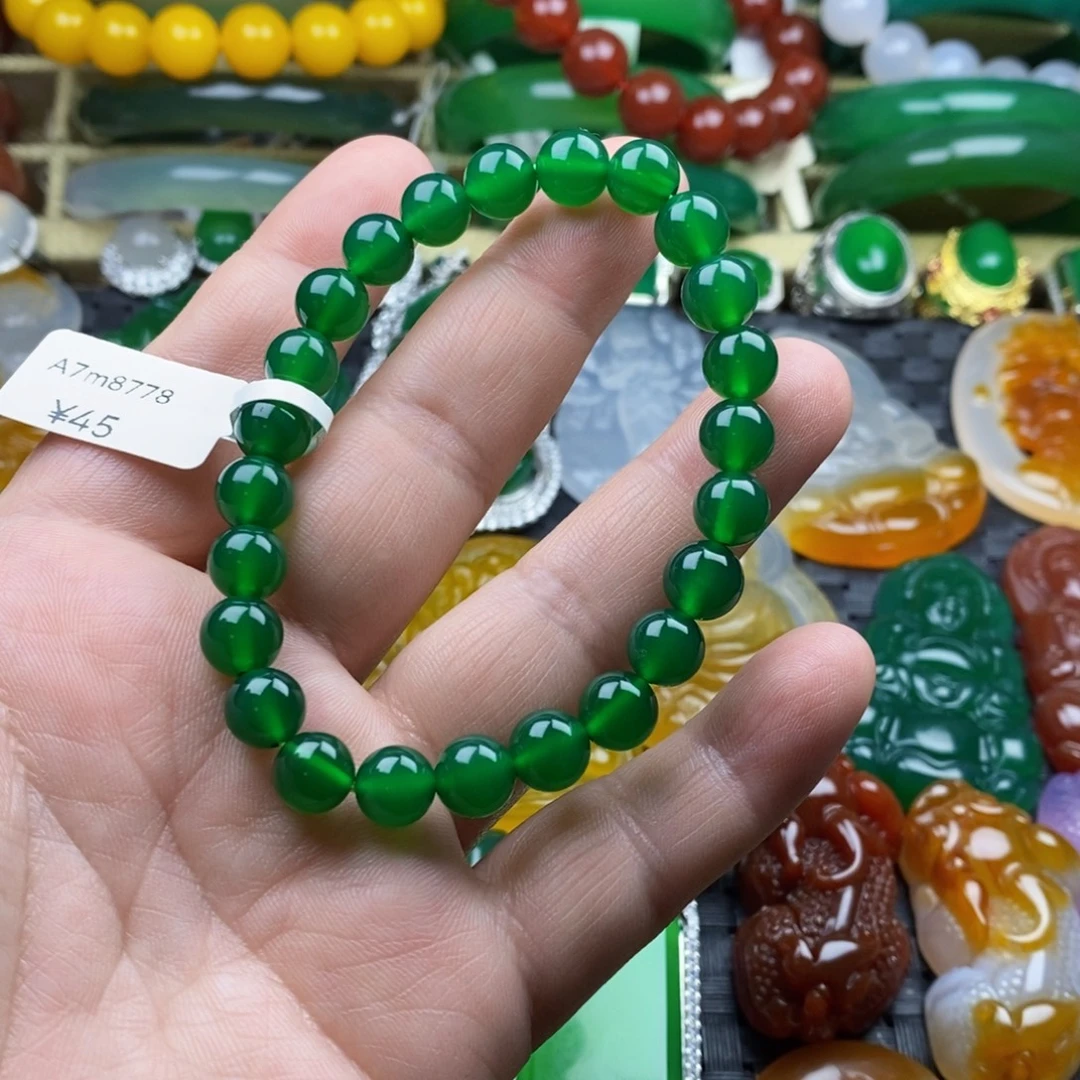 玛瑙/玉髓未镶嵌手链