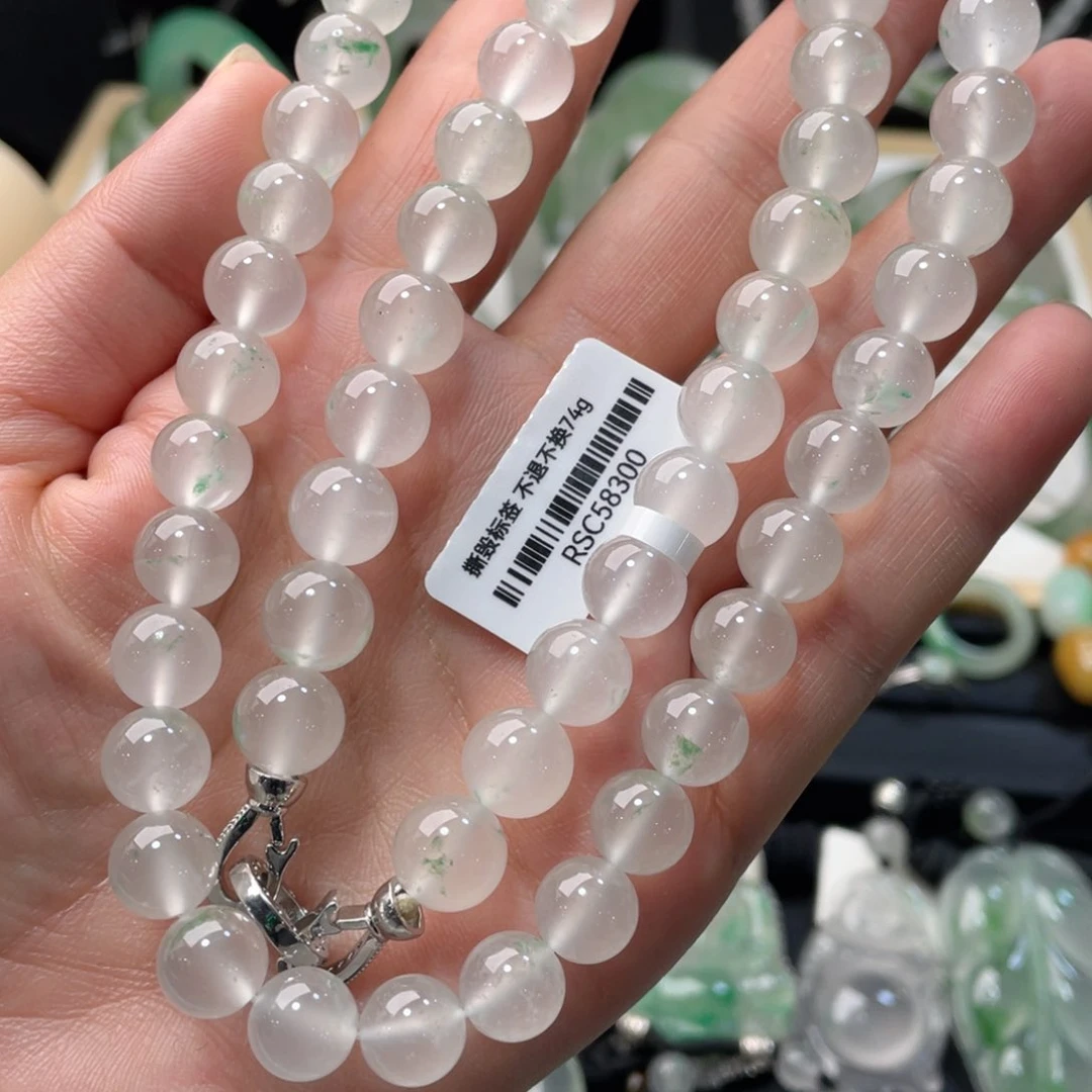 项链未镶嵌石英质玉飞*@