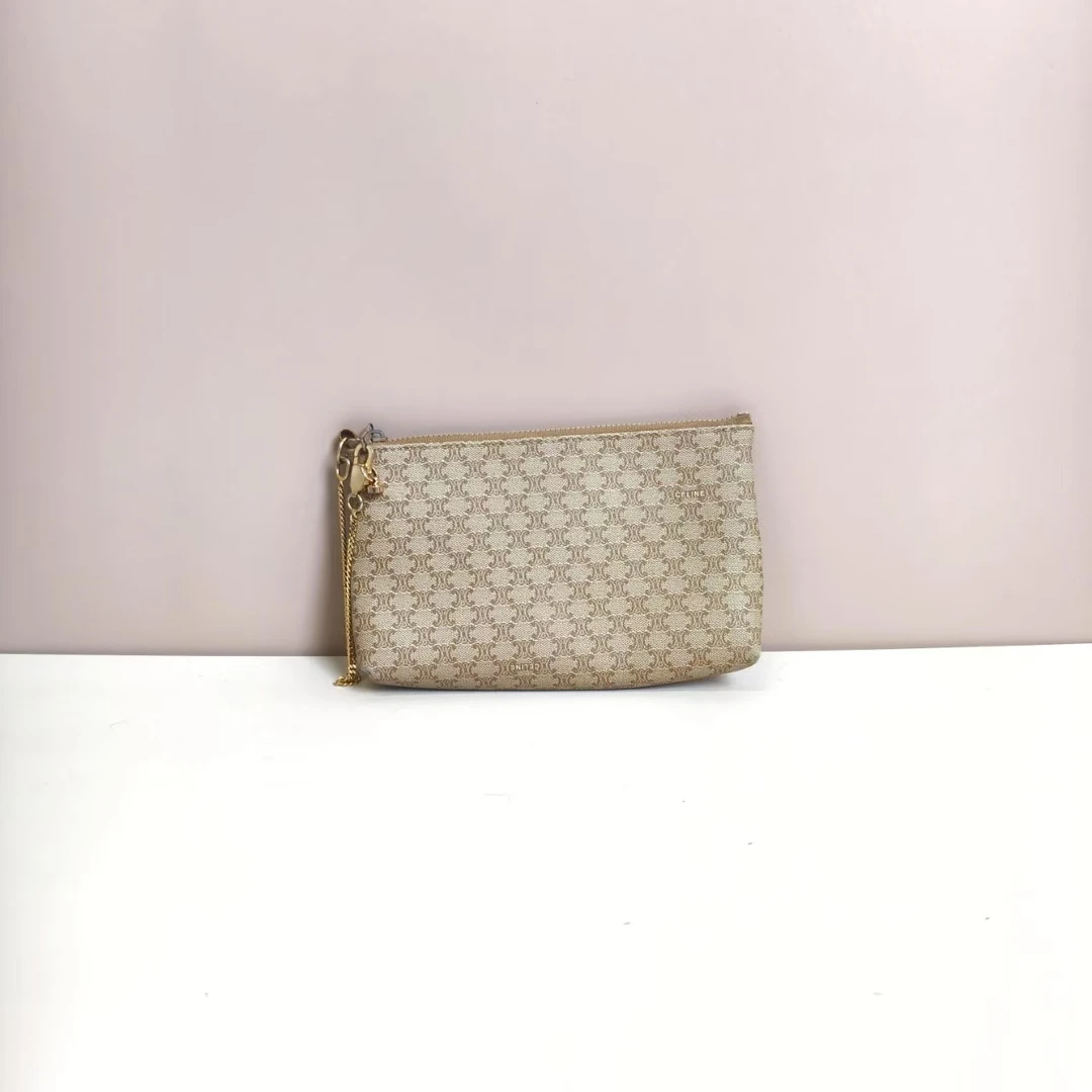 95新 Celine/思琳 老花手拿包 120 6064