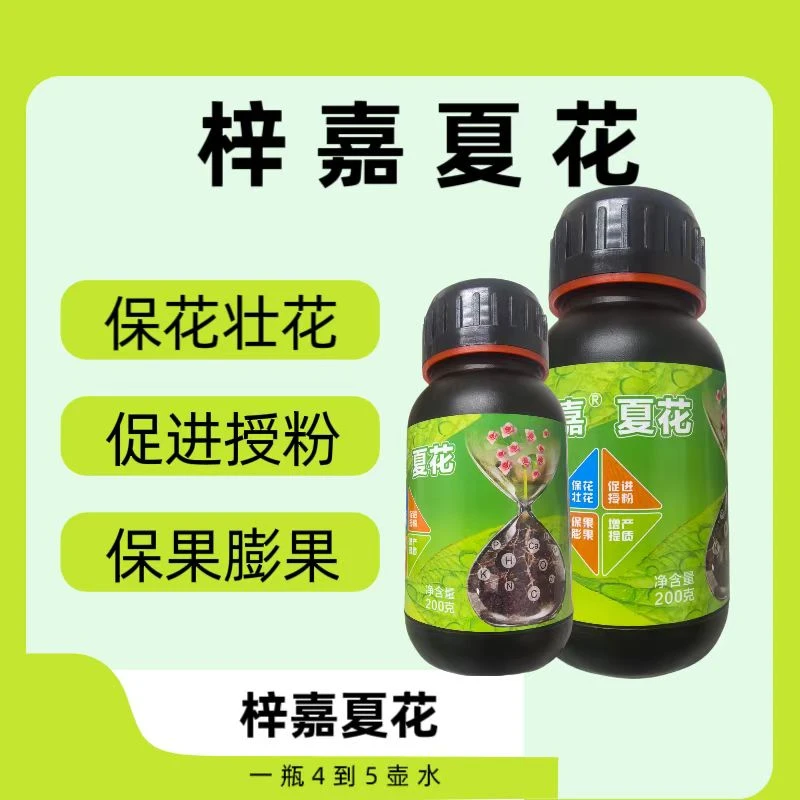 梓嘉夏花西红柿辣椒豆角黄瓜保花保果控旺防裂果畸形果
