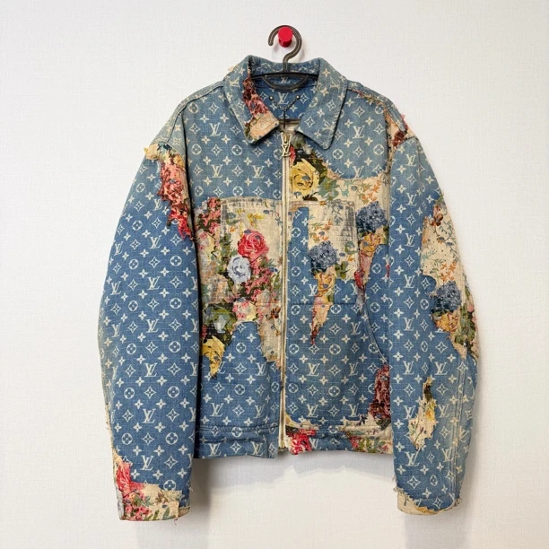 未使用 LouisVuitton/路易威登 花卉糜烂夹棉外套/48/编号11997