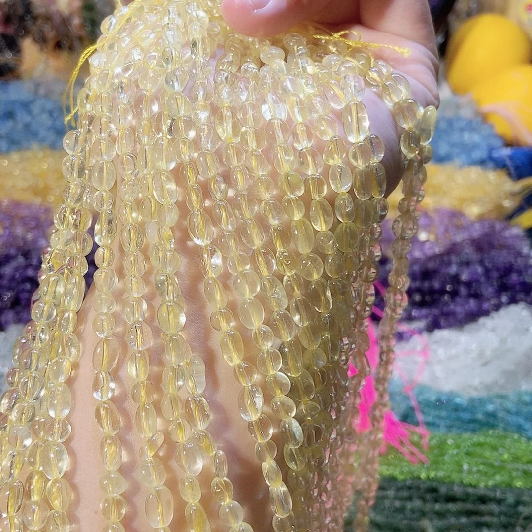 未镶嵌珠宝半成品水晶随行柠檬晶