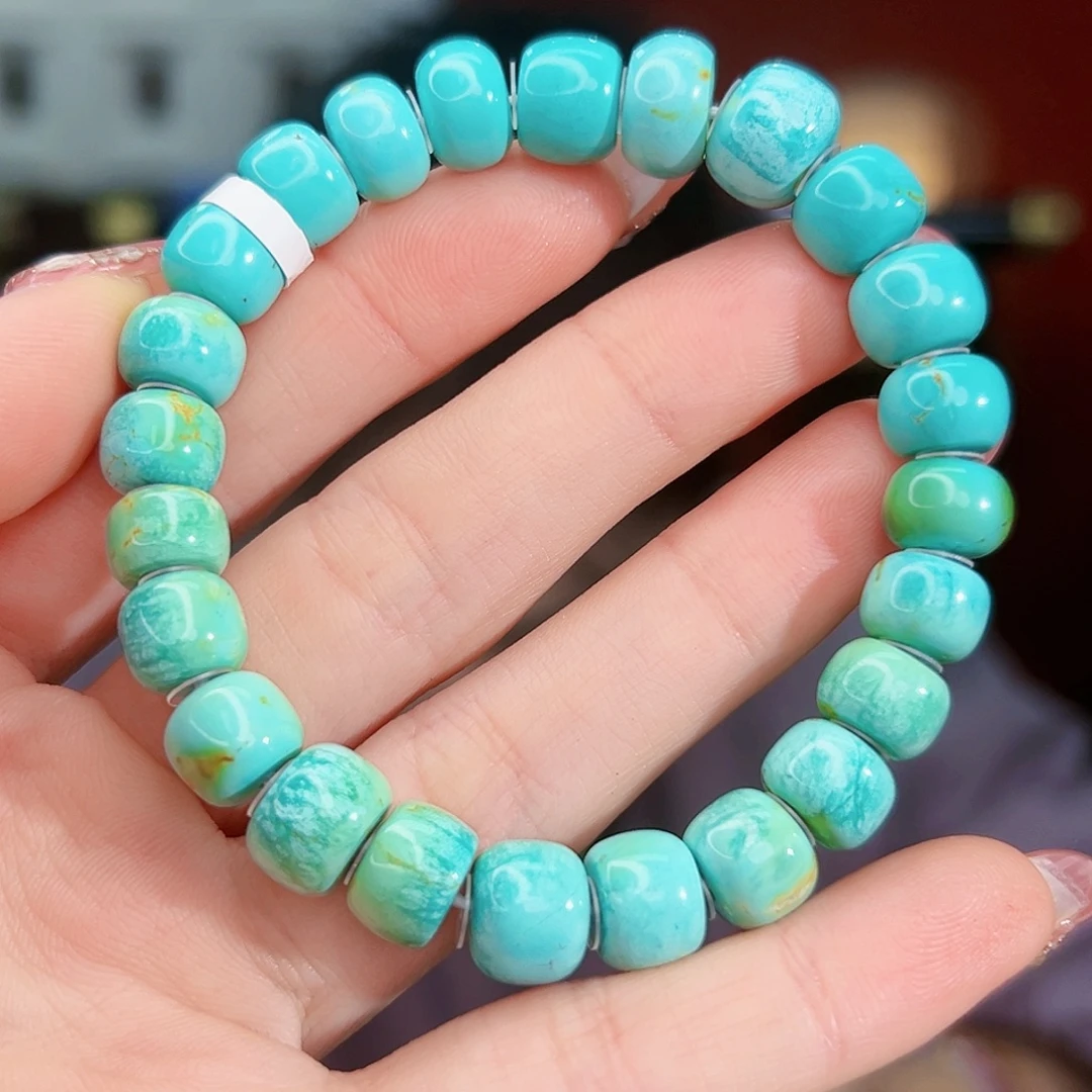 蒜***诺绿松石未镶嵌珠宝奇石