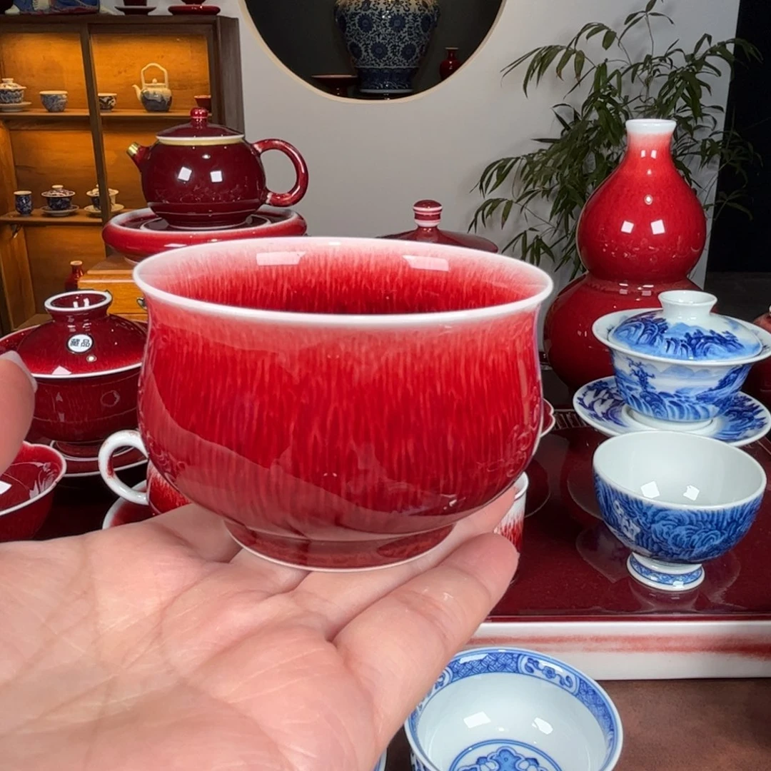 杯闻轩坊原矿郎红 布袋杯