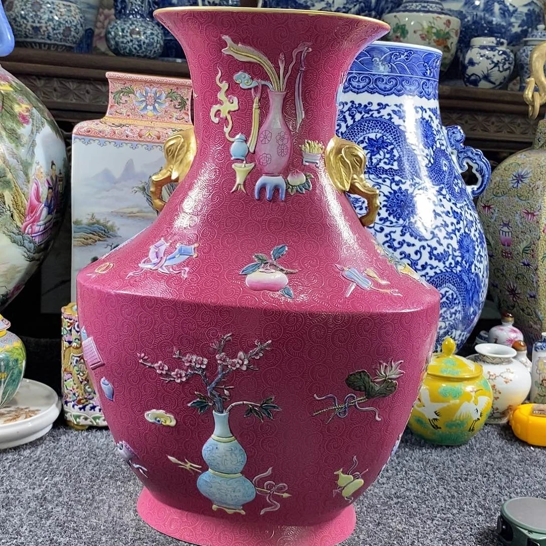 陶瓷手工手绘陶瓷摆件工艺品