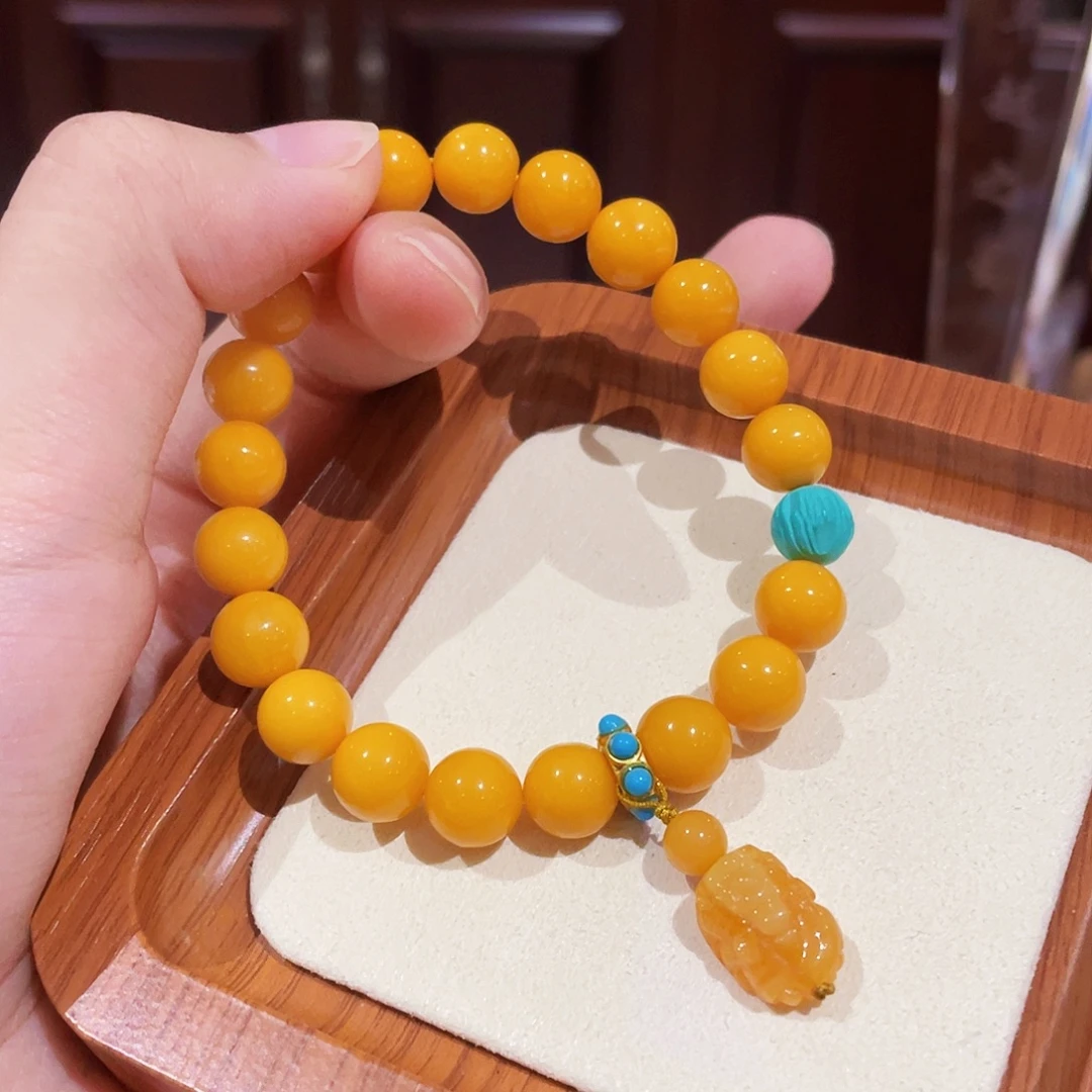 蜜蜡未镶嵌手链手串