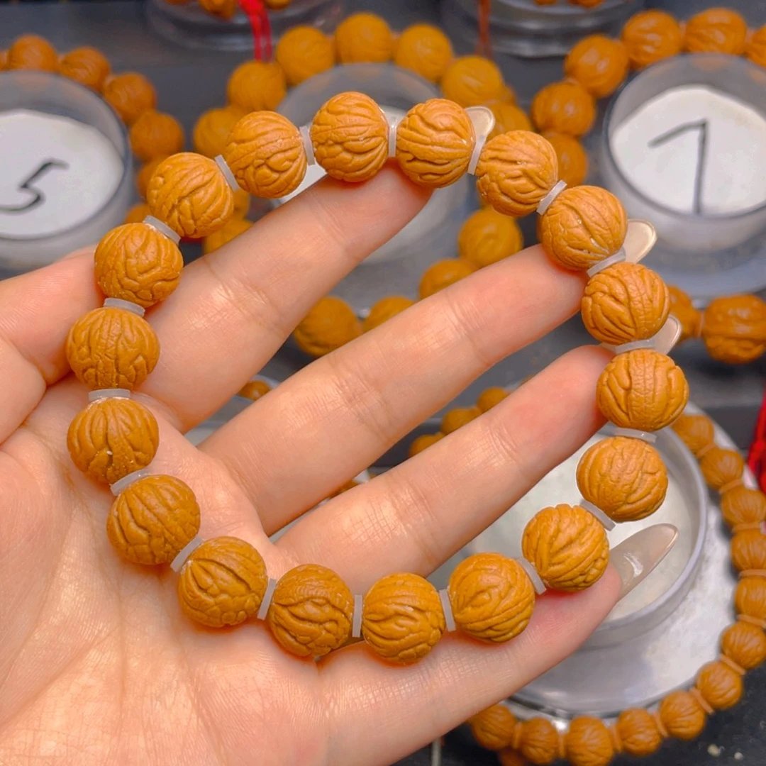 桃核吊坠龙鳞满天星1.4