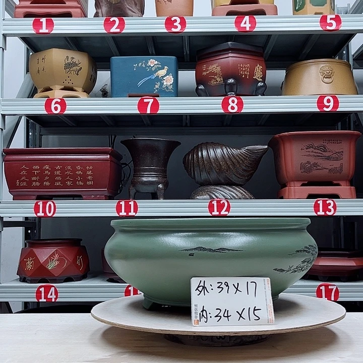 紫砂花盆紫砂花盆