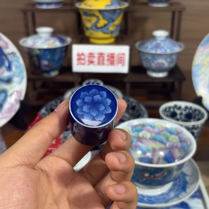 孤***安景德镇手工手绘陶瓷