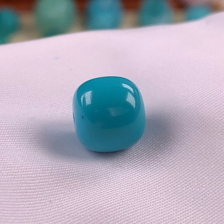 未镶嵌绿松石珠宝奇石10.9x10.1mm