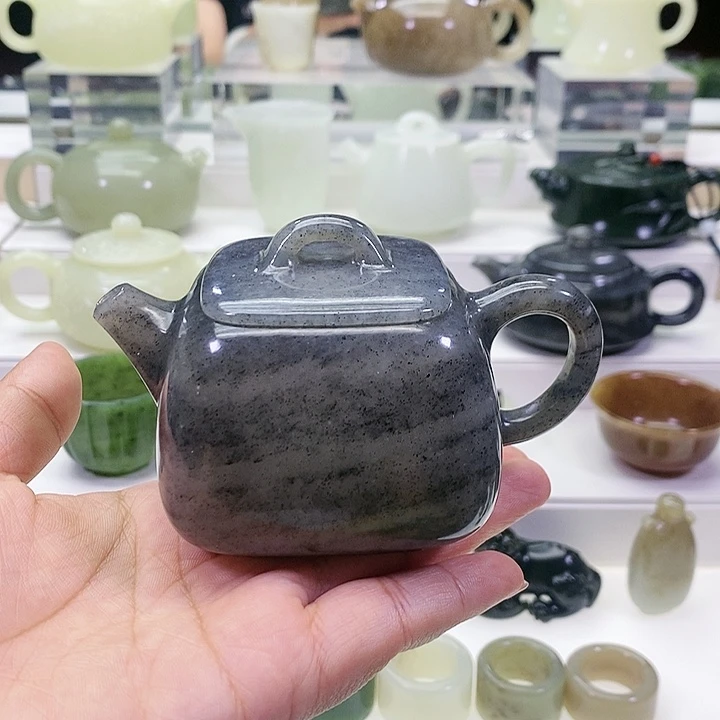 未镶嵌和田玉挂件⇞****?茶壶