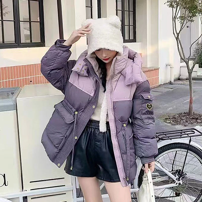 88768 桂桂家四季美衣 每日上新 秋冬简约时尚拼色外套 88768YRF