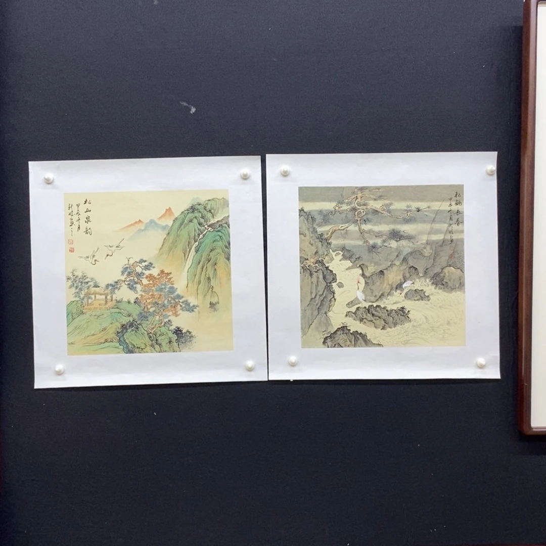 国画用****9手绘国画精品山水2张