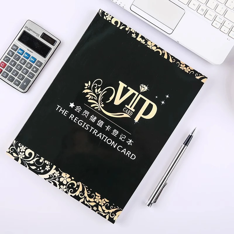 美容院美发美甲顾客档案信息管理客户消费记录表格通用会员登记本