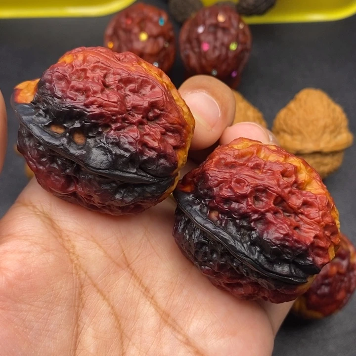 把件文玩核桃41尺金蟾王