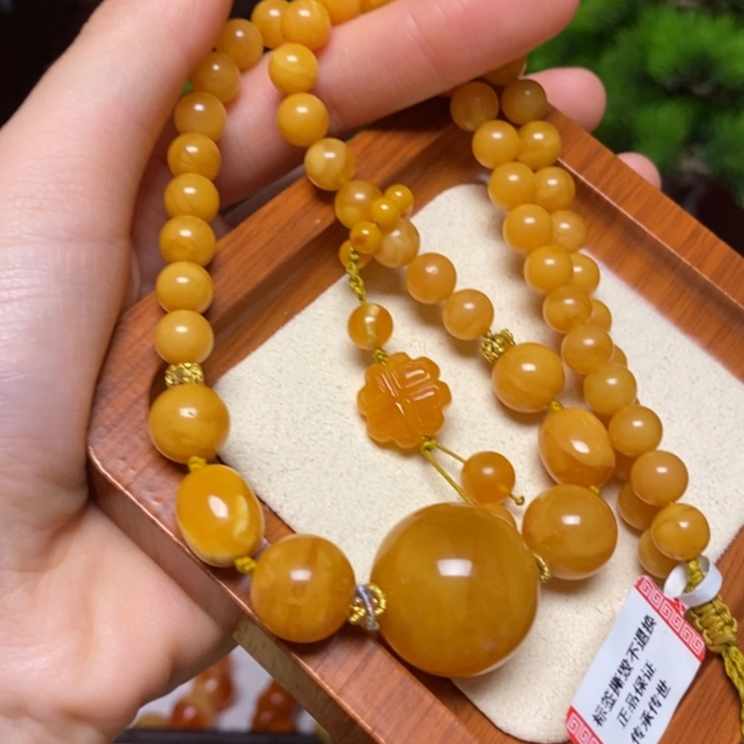 【闪购商品】蜜蜡颈饰未镶嵌项链