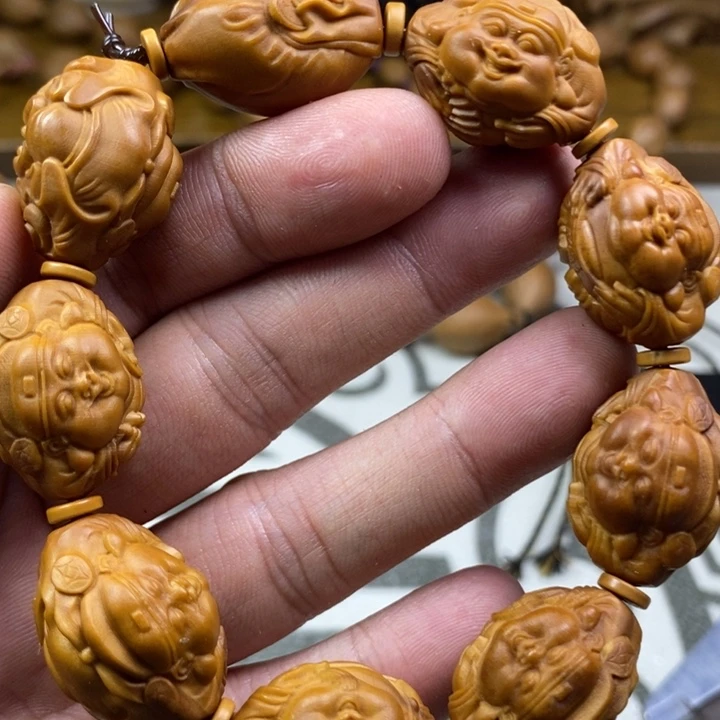 橄榄核手串/手链橄榄核雕工艺手串