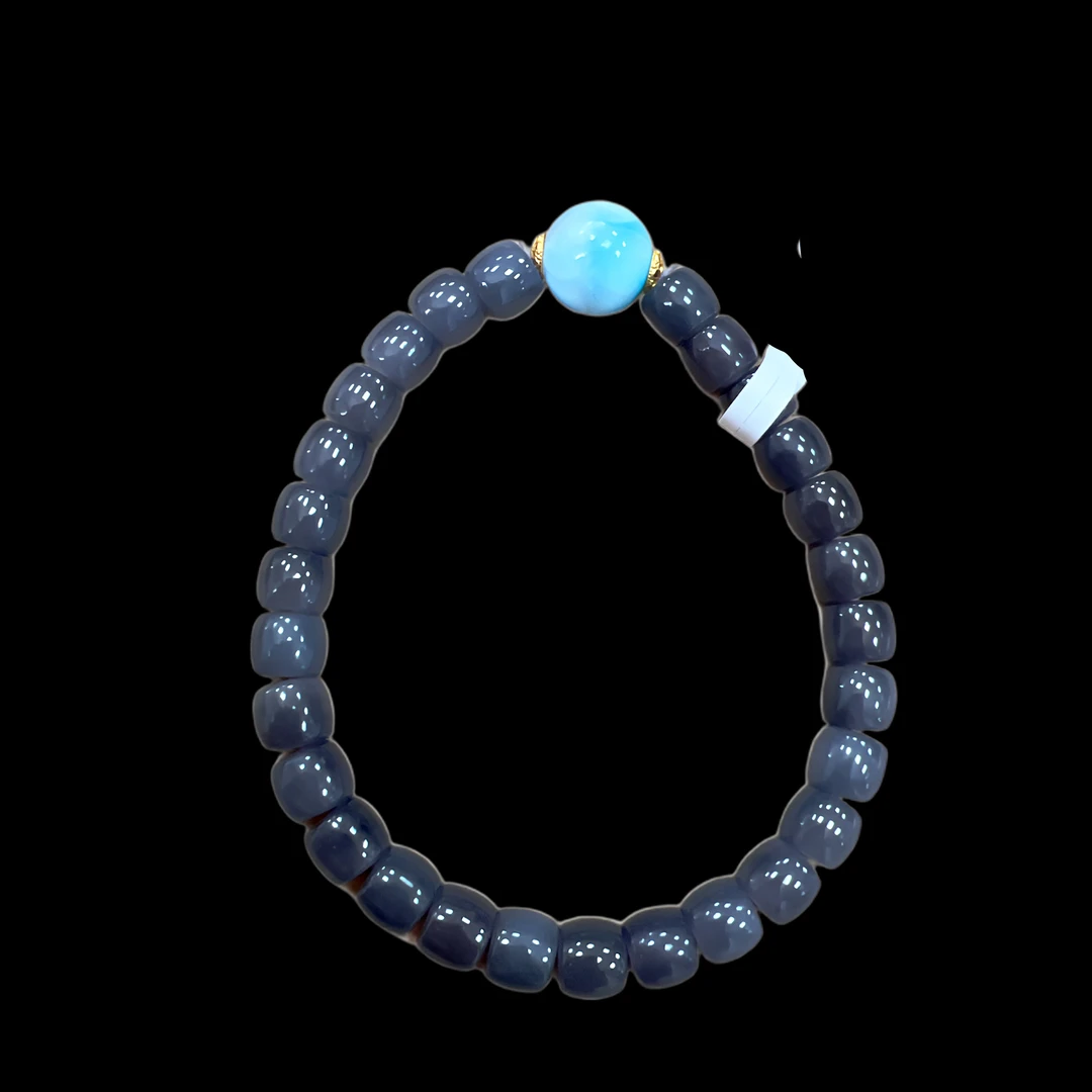 7107-和田玉手串多样性发一