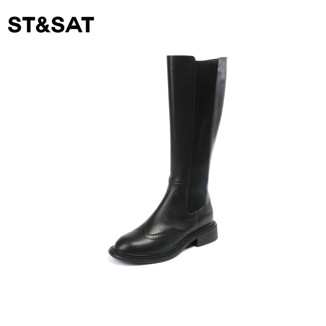 23冬新时尚厚底骑士靴长筒靴SS34117547
