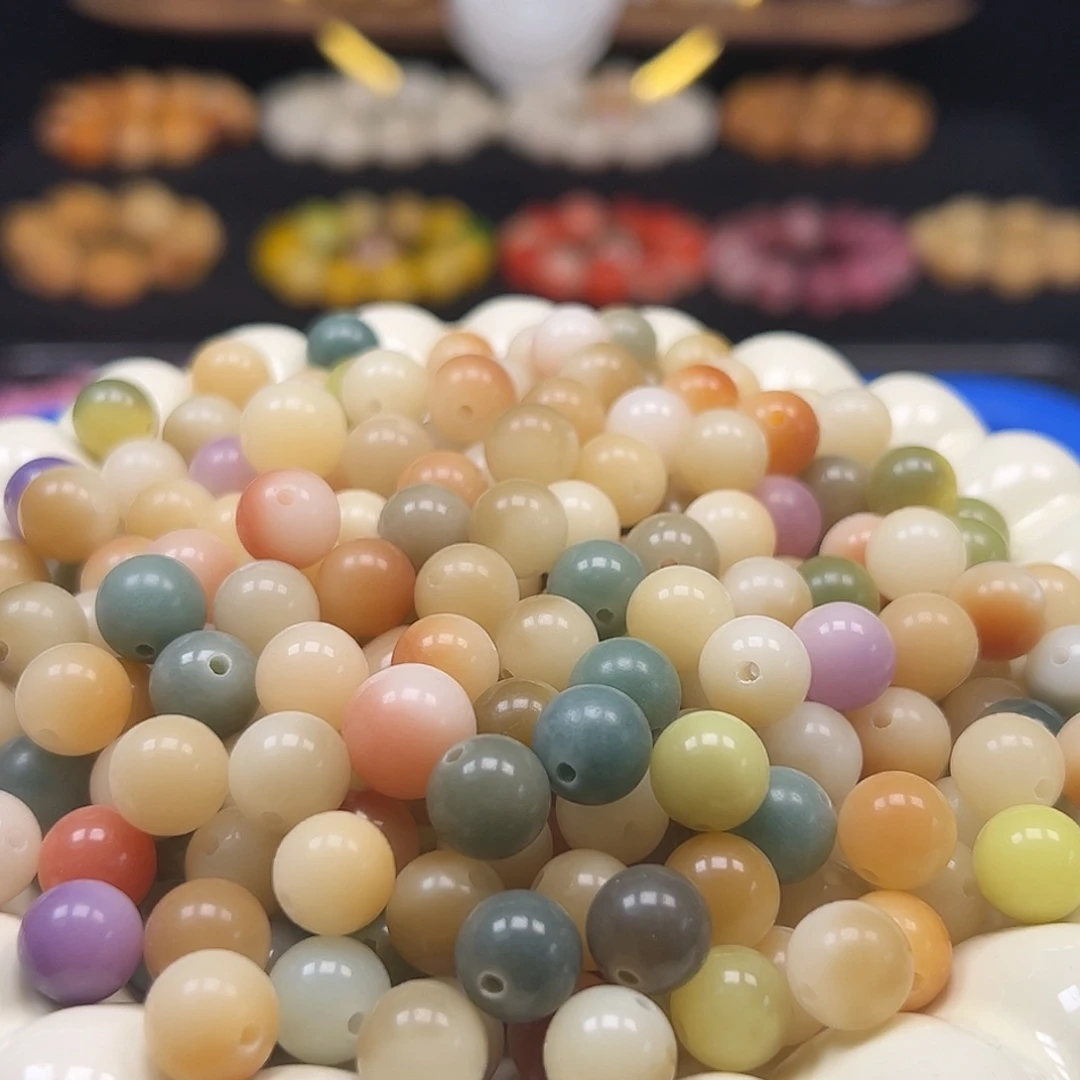 菩提根/象牙果手串卡10糖果圆120颗