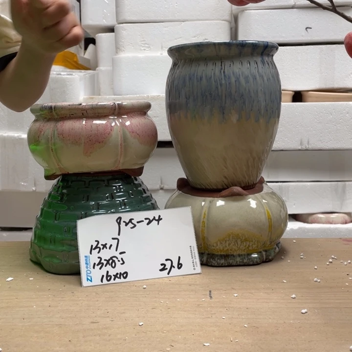粗陶多肉花盆微瑕24