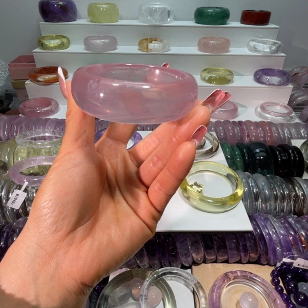 水晶未镶嵌手镯手镯60.5圈口18号