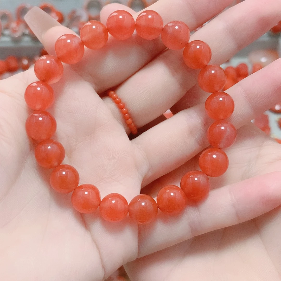 南红玛瑙未镶嵌手串