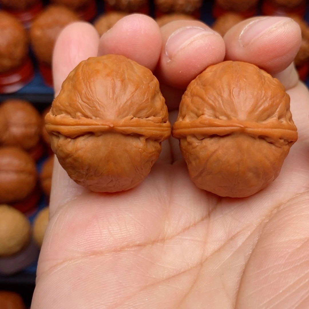 把件文玩核桃手捻野明珠