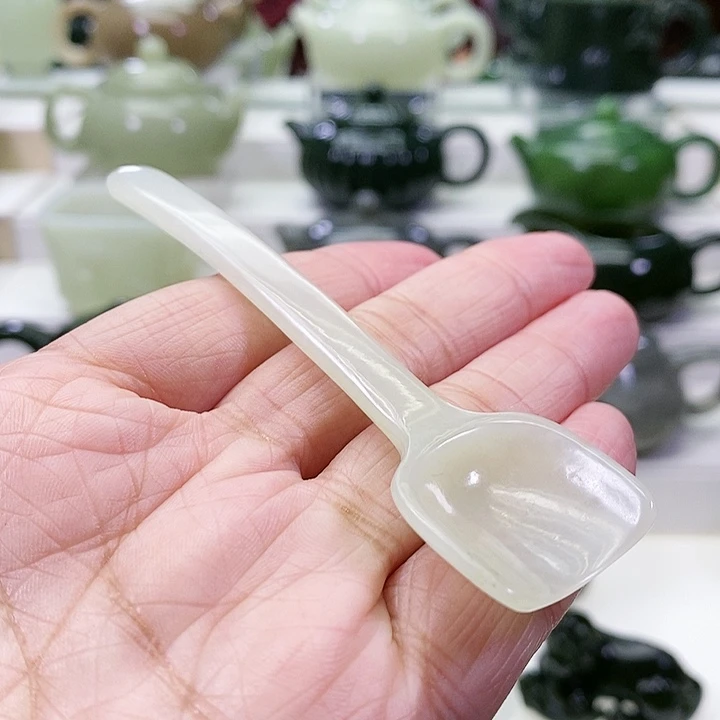 未镶嵌和田玉挂件茶铲