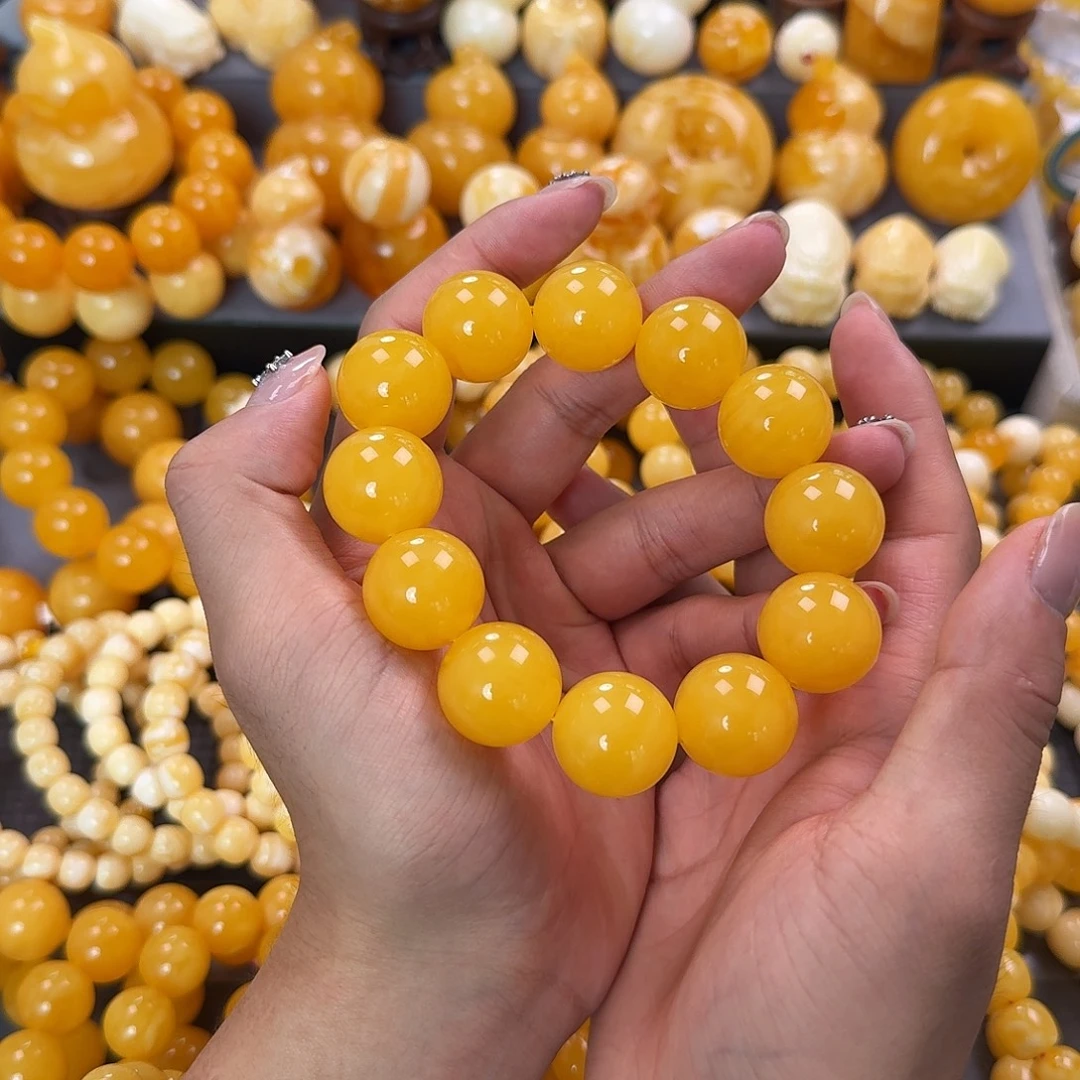 蜜蜡未镶嵌珠宝奇石同料20mm