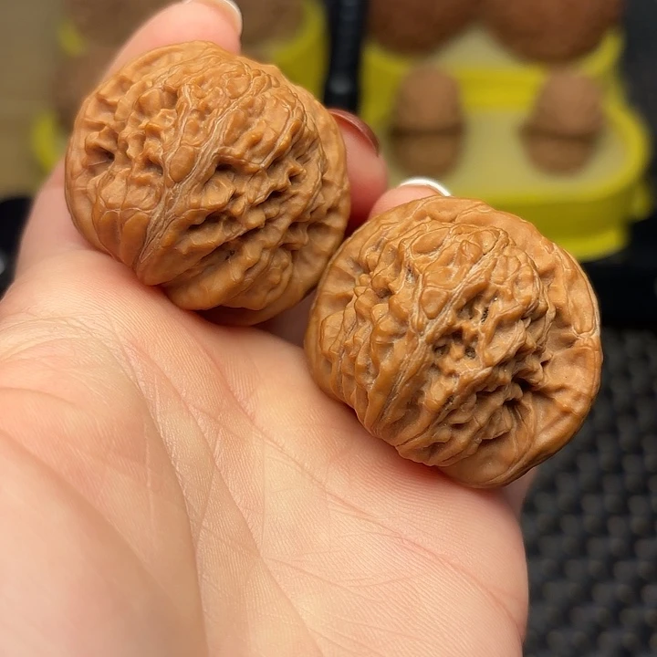 吊坠文玩核桃39四座楼狮子头