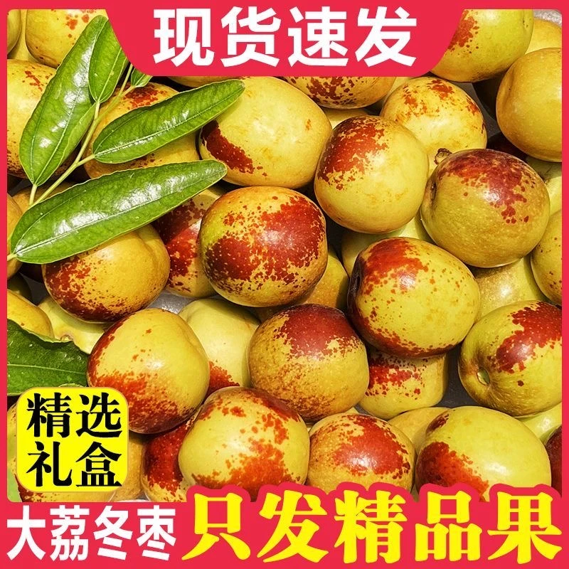 【京东快递】陕西大荔冬枣自然成熟原产地现摘现发很脆很甜