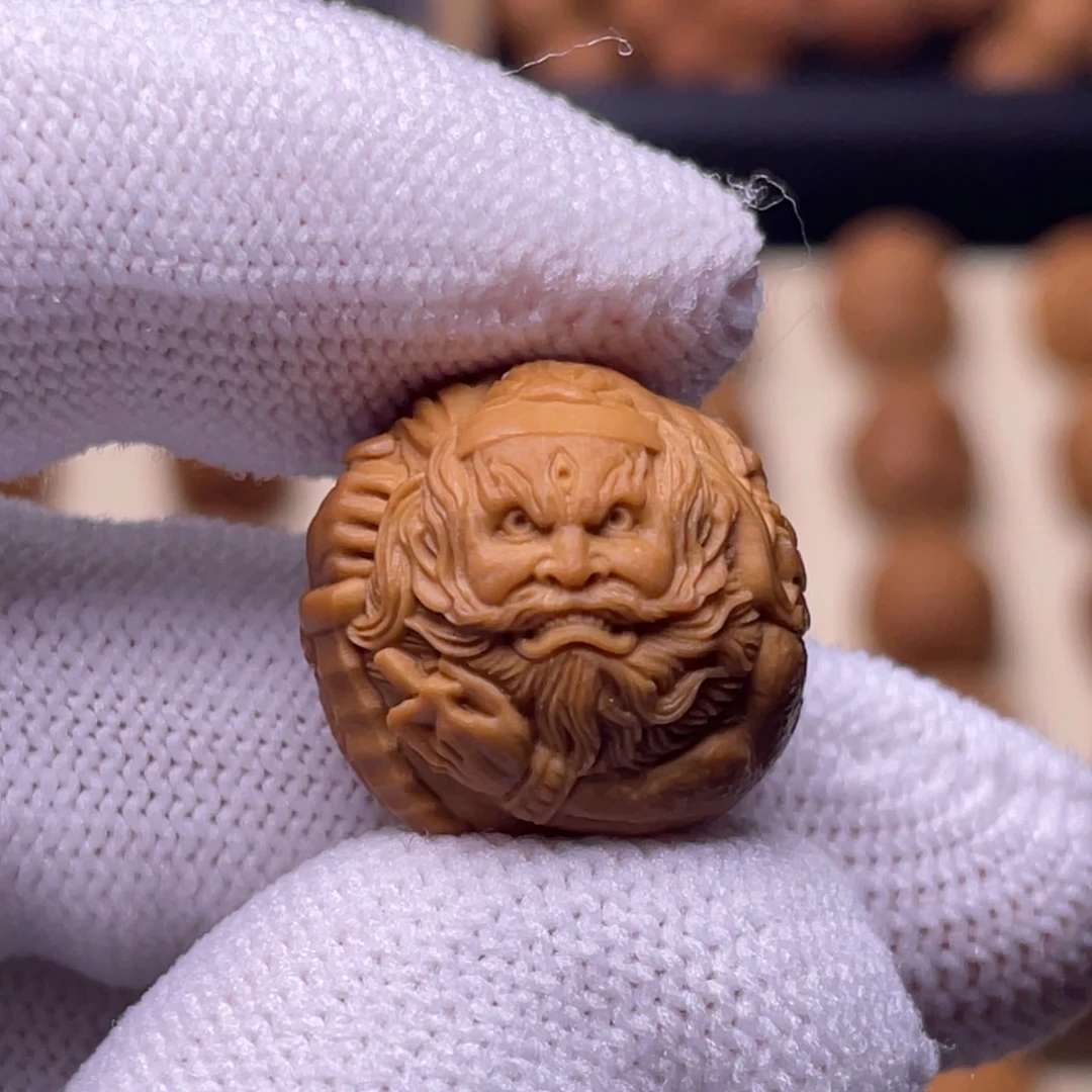 猴头核桃吊坠王灵官18.2