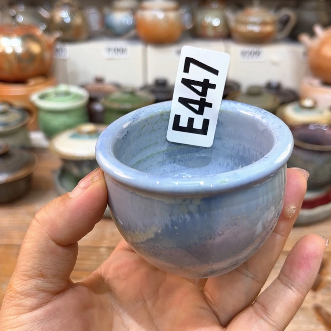 茶杯朱泥陶瓷艺术