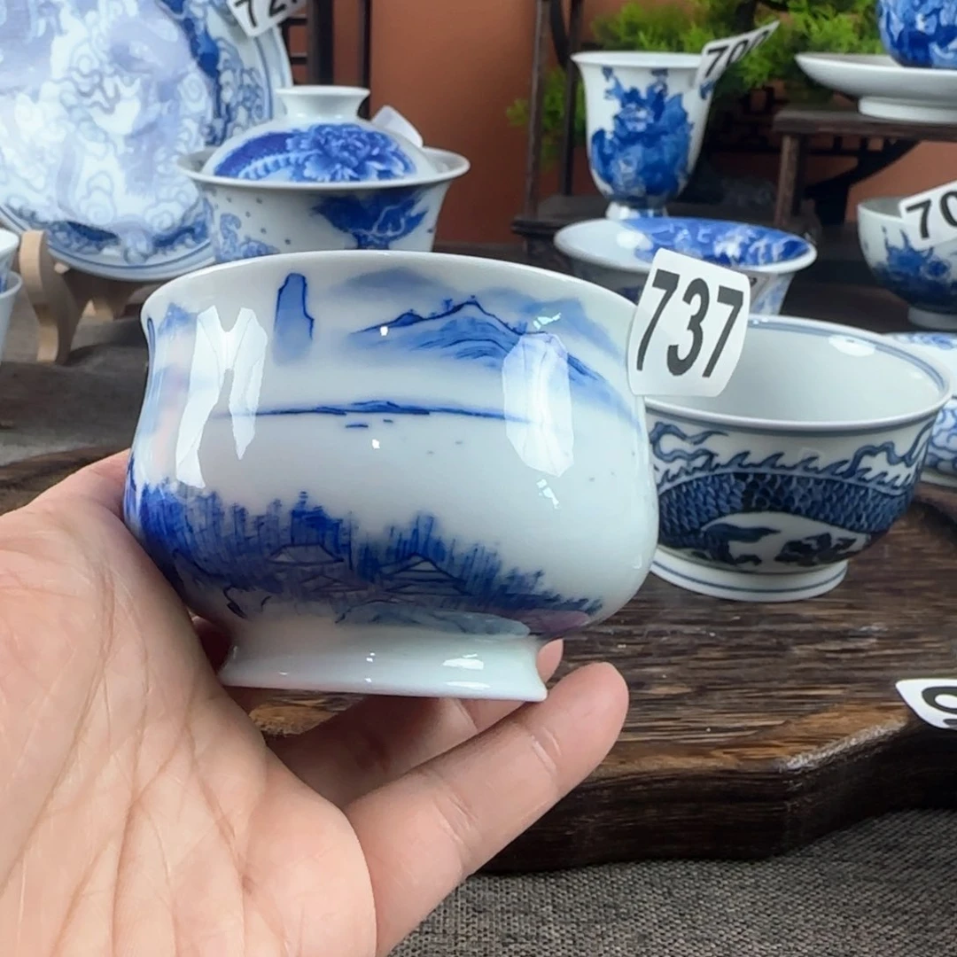 景德镇陶瓷手绘茶具737