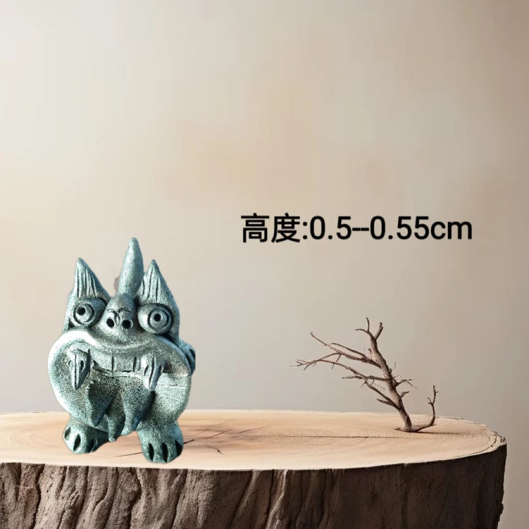 纯手工黑陶小瓦猫
