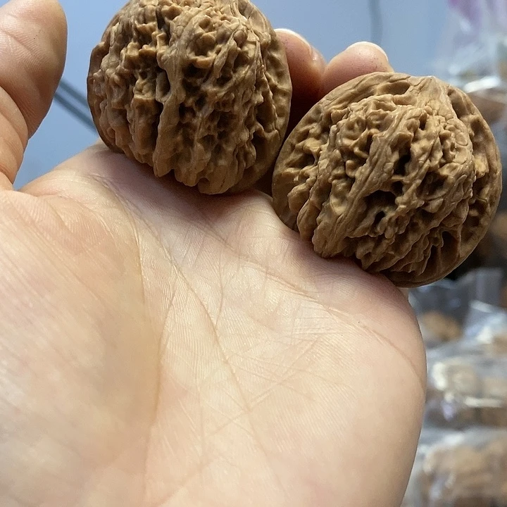 文玩核桃把件40驴打滚小众蜡皮