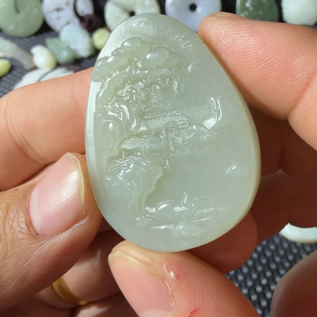 和田玉未镶嵌手链