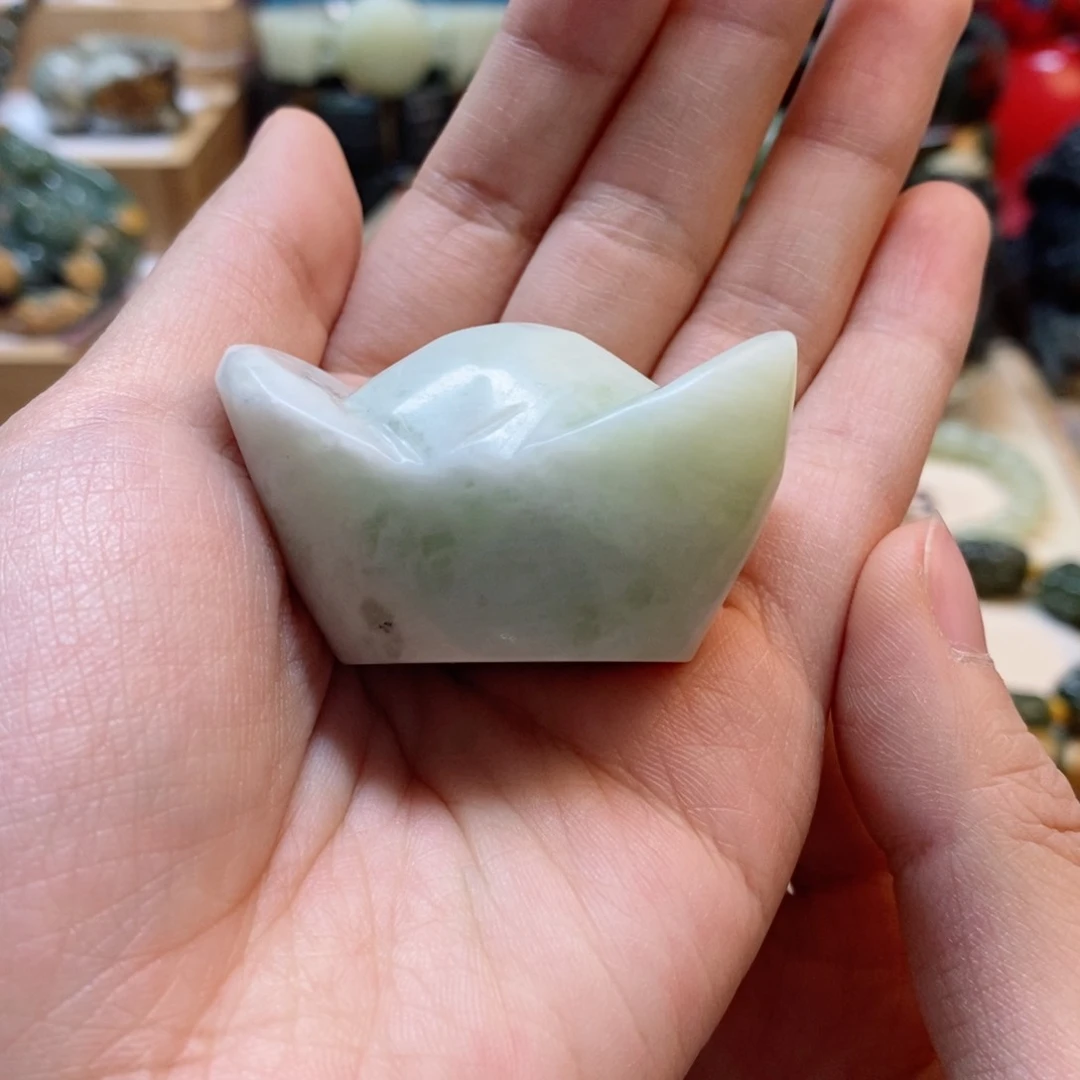 蛇纹石玉手把未镶嵌