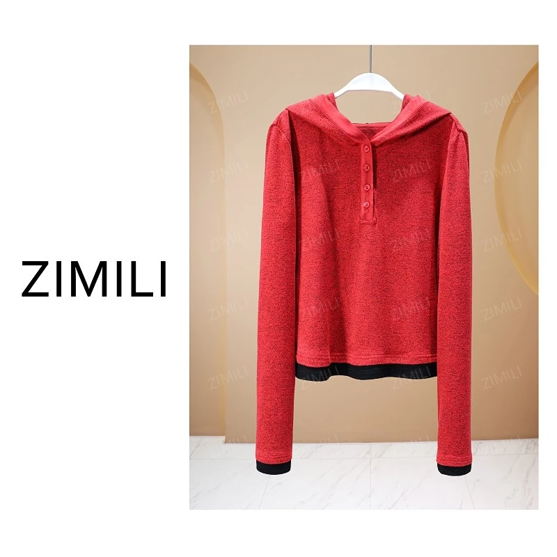 【亮哥欧货女装】冬季磨毛加厚《锦纹》高弹显瘦打底上衣10121-B5